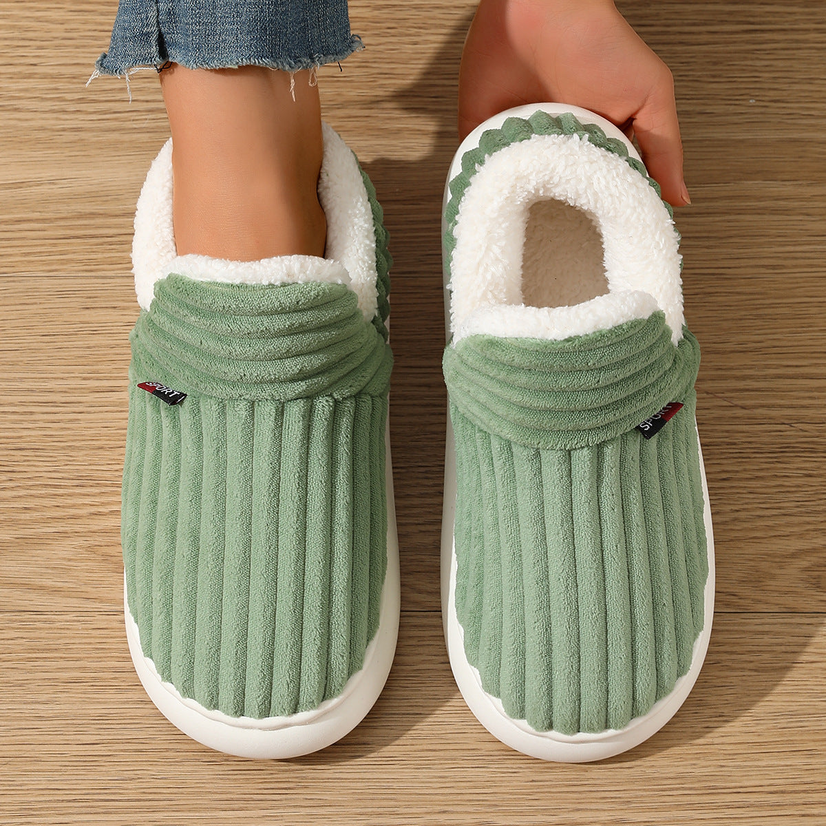 Chaussons d'Hiver Chauds et Douillets