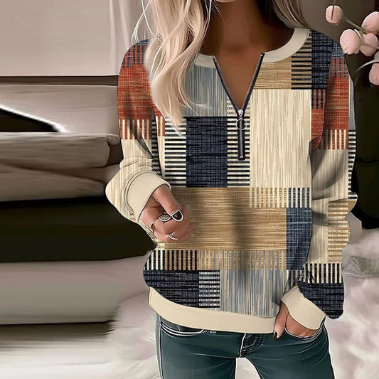 Sweater zippé casual