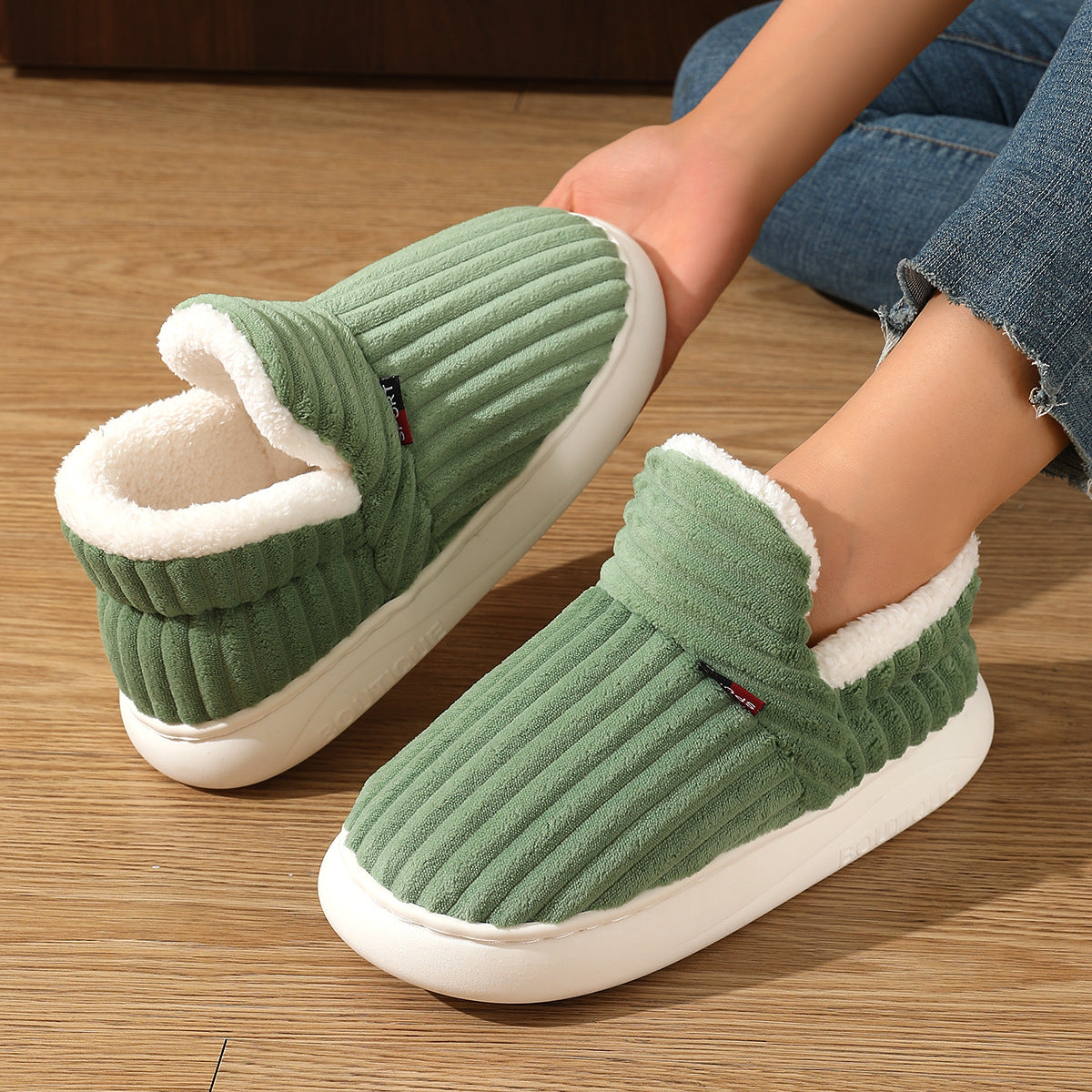 Chaussons d'Hiver Chauds et Douillets