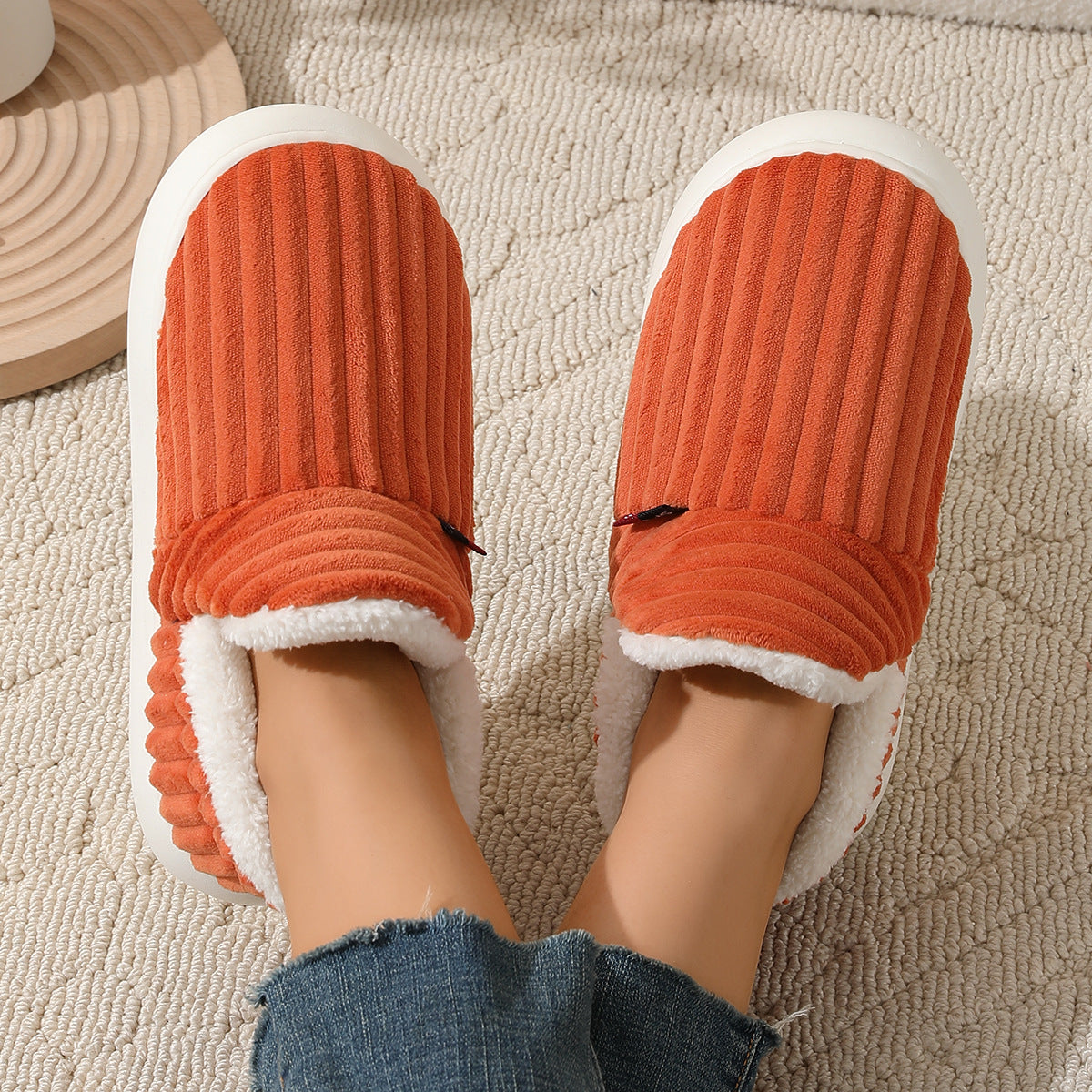 Chaussons d'Hiver Chauds et Douillets